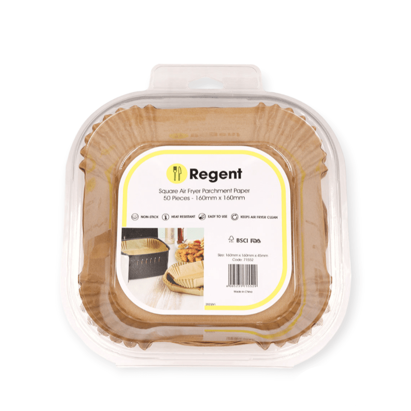 Regent AIR FRYER Regent Air Fryer Square Parchment Paper Liners 50 Piece 71552 (7578021265497)