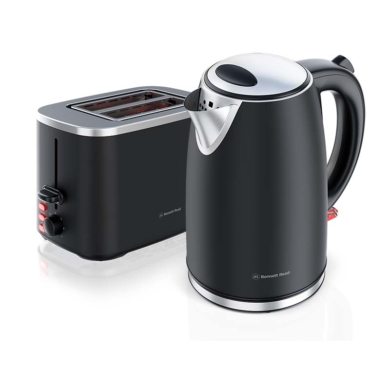 BENNETT READ KETTLE Bennett Read Ebony Allure Kettle & Toaster Set KBP105 (7096324522073)