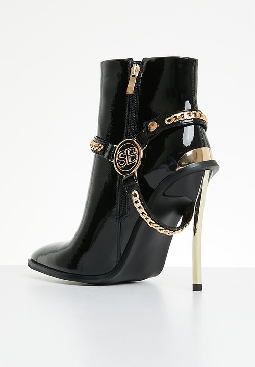 Sissy Boy Ladies Boots SissyBoy Ladies Patent Stilleto Boot Black (7289996804185)