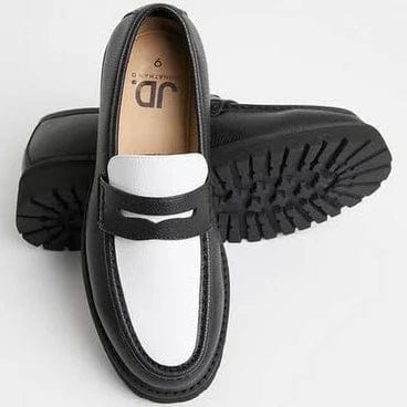 Jonathan D Jonathan D Penny Moccasin Black/white (7045621579865)