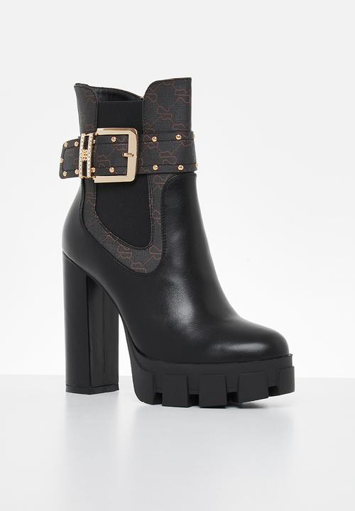 Sissy Boy Ladies Boots Sissy Boy Ladies Buckle Printed boots Black (7289992478809)