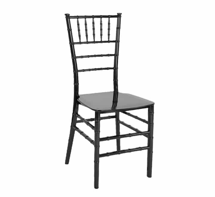Catering Equipment Catering Equipment Tiffany Resin Chair Black TRW1 ( No Cushion) (7460326735961)