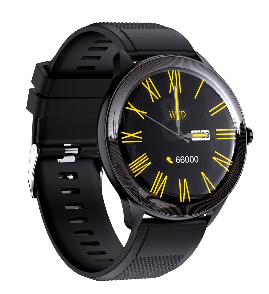 Astrum Smart Watch Astrum Wireless Bluetooth IP68 Sports Round Metal Smart Watch - SN93 -BK (6567979188313)