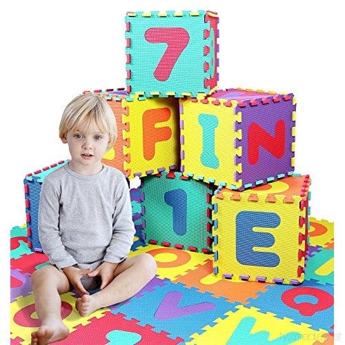 Home Decor Decor Foam puzzle mat 12" X 12" (26 Piece) (2061847986265)