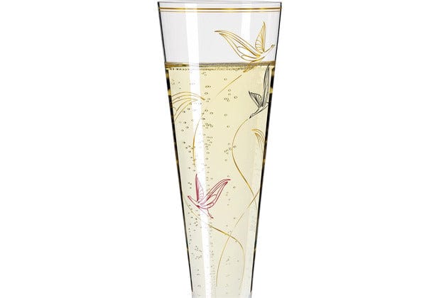 Ritzenhoff Glasses Ritzenhoff Gold Night Champagne Glass Rachel Hoshino 200ml 1071017 (7390247780441)