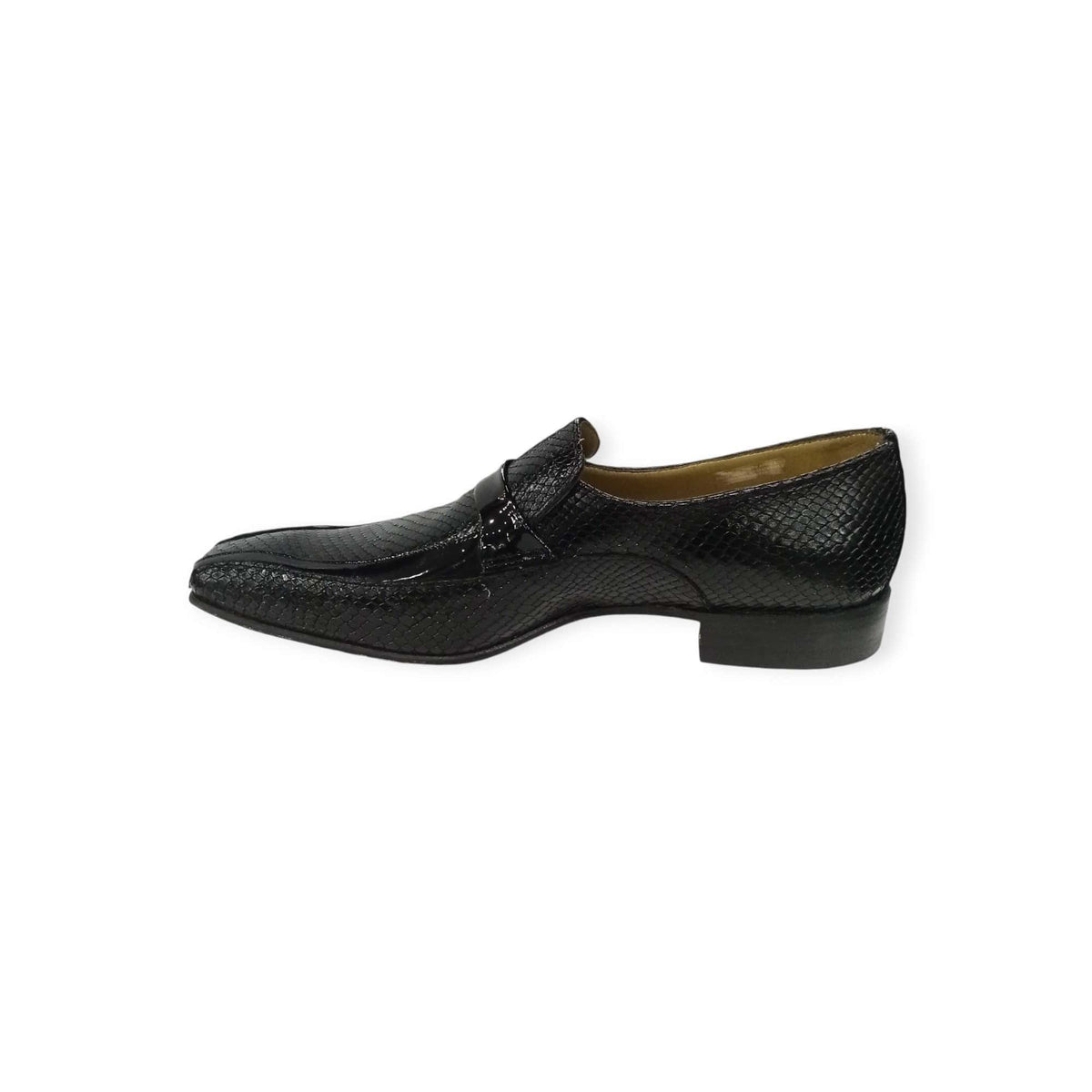 Crockett & Jones Formal Shoes Crockett & Jones Olimpo Snake Black Patent Black (7798841933913)