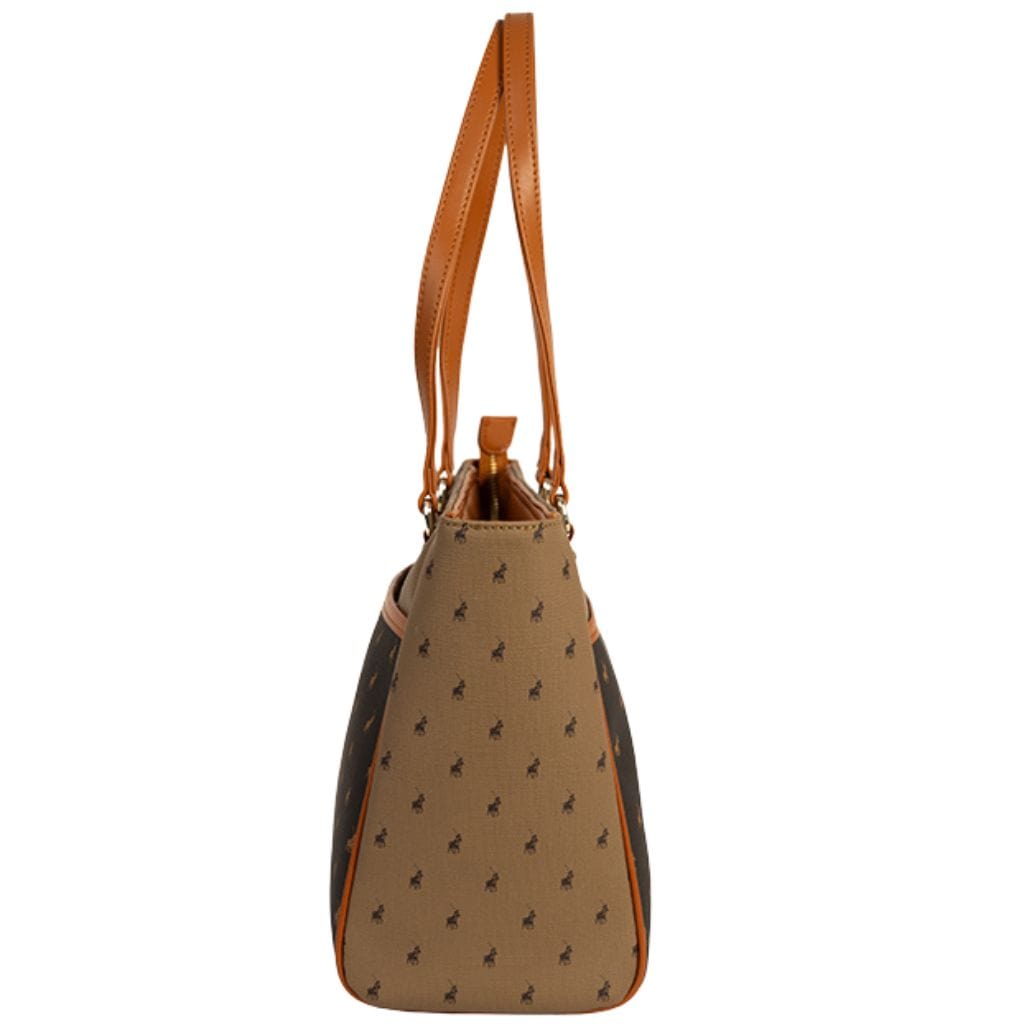 Polo Ladies Handbags Polo Peninsula Tote Tan Pos4899102