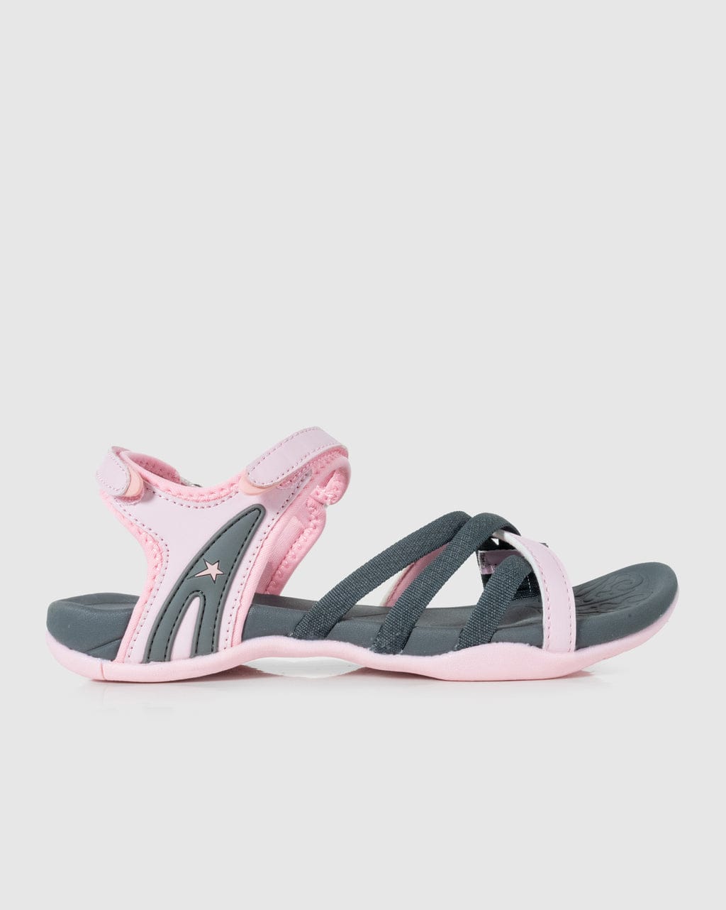 Soviet Size 3 Soviet Ladies Strappy Sandals Pink/Grey (7357200629849)