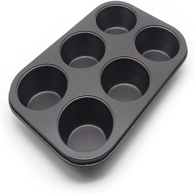 METALIX MUFFIN TIN Metalix Non-Stick 6 Cup Giant Muffin Pan CB00187F (4793792266329)