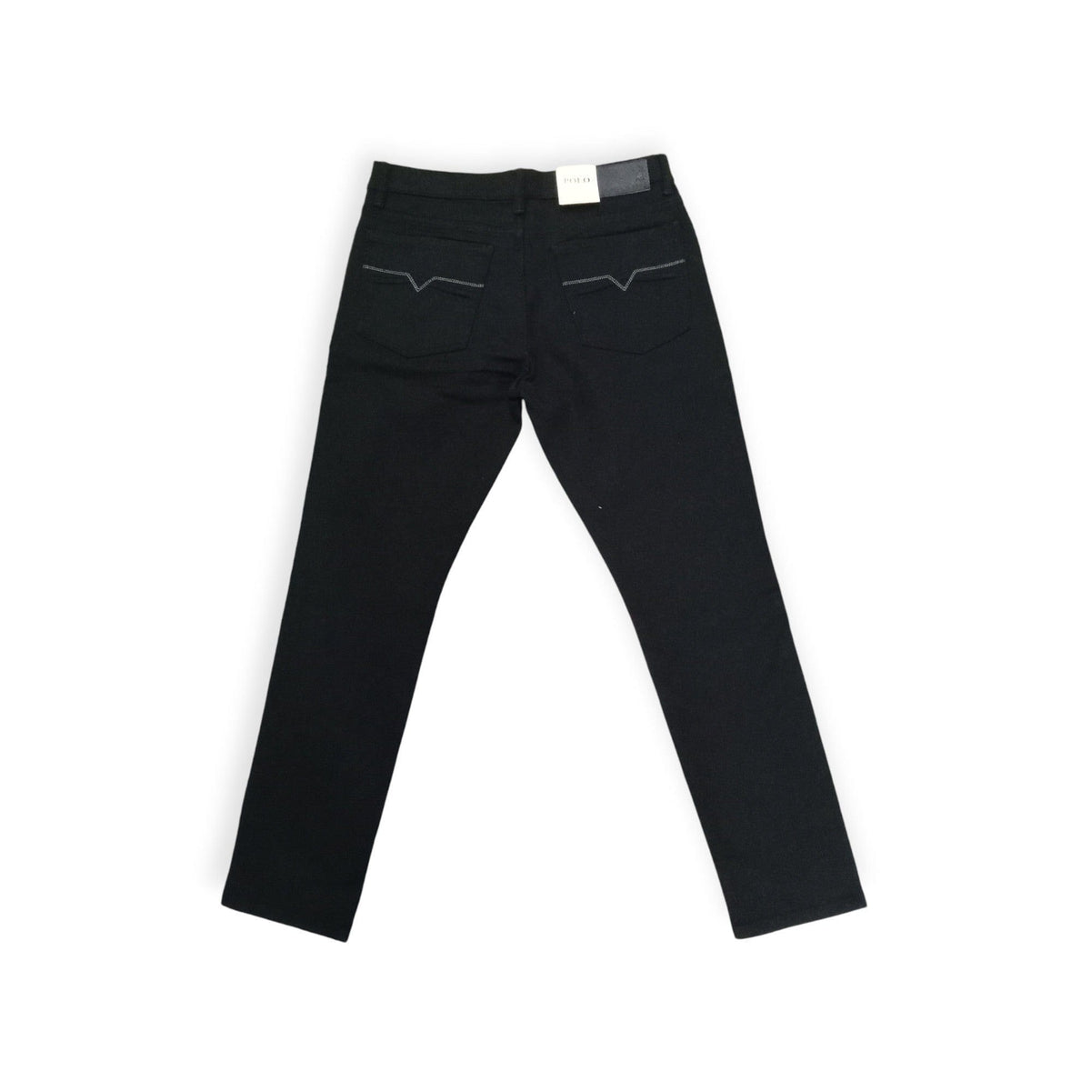 Polo Jeans Polo Men's Knitted Slim Leg Denim Black (7796498923609)