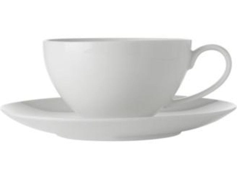 Maxwell & Williams Cup & Saucer Maxwell & Williams White Basics Coupe Breakfast Cup & Saucer 400ML (6748393799769)