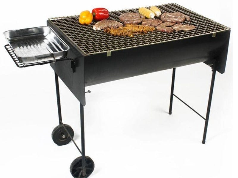 LK'S BRAAI STAND LK'S Big Barrel Braai (M/S) (2,0 mm) (Half Drum size) (2061810368601)