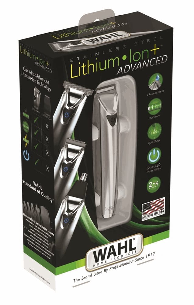 Wahl trimmer kit Wahl 23 Piece Lithium Ion Stainless Steel Trimmer Kit (6958560837721)