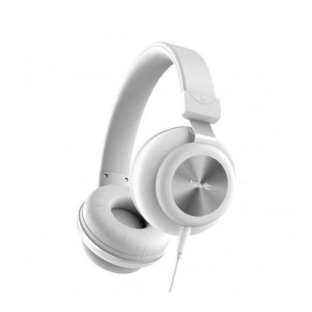 HAVIT Headphone Havit H2263d Wired Headphones – White (6574024720473)