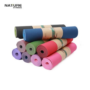Eco-Friendly Non-Slip Yoga Mat 61x183cm 6mm