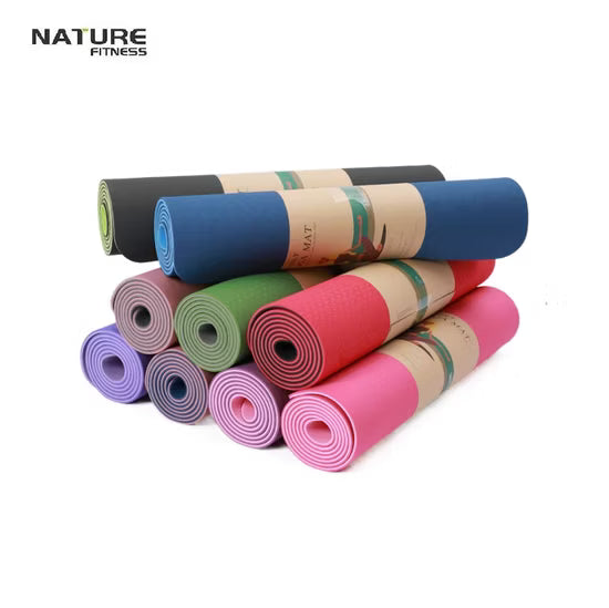 Eco-Friendly Non-Slip Yoga Mat 61x183cm 6mm