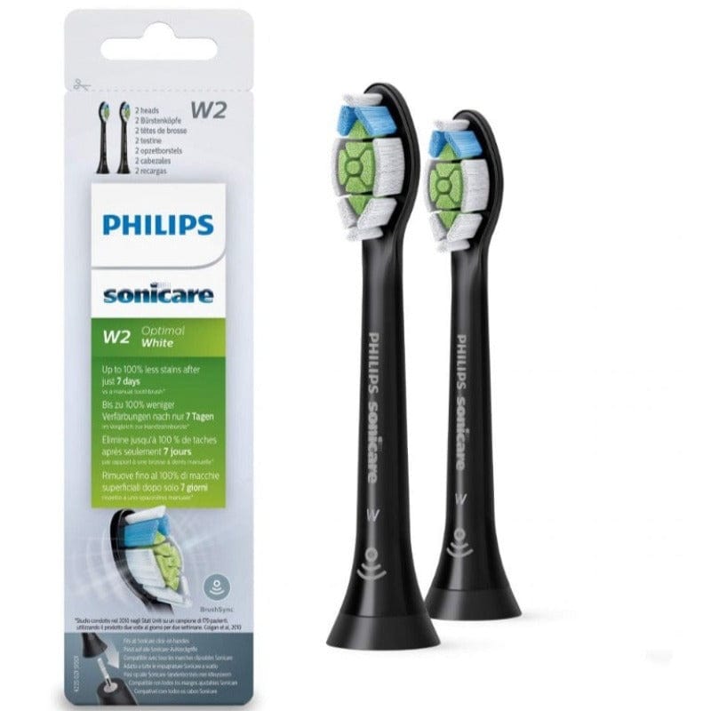 Philips Toothbrush Philips Black Sonicare Optimal White Toothbrush Heads 2-Pack HX6062/13 (6547447054425)