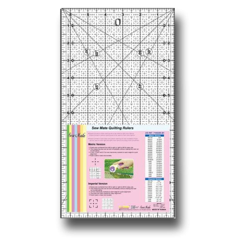 QUILTING Quilting Ruler E0842-BK (2061842514009)