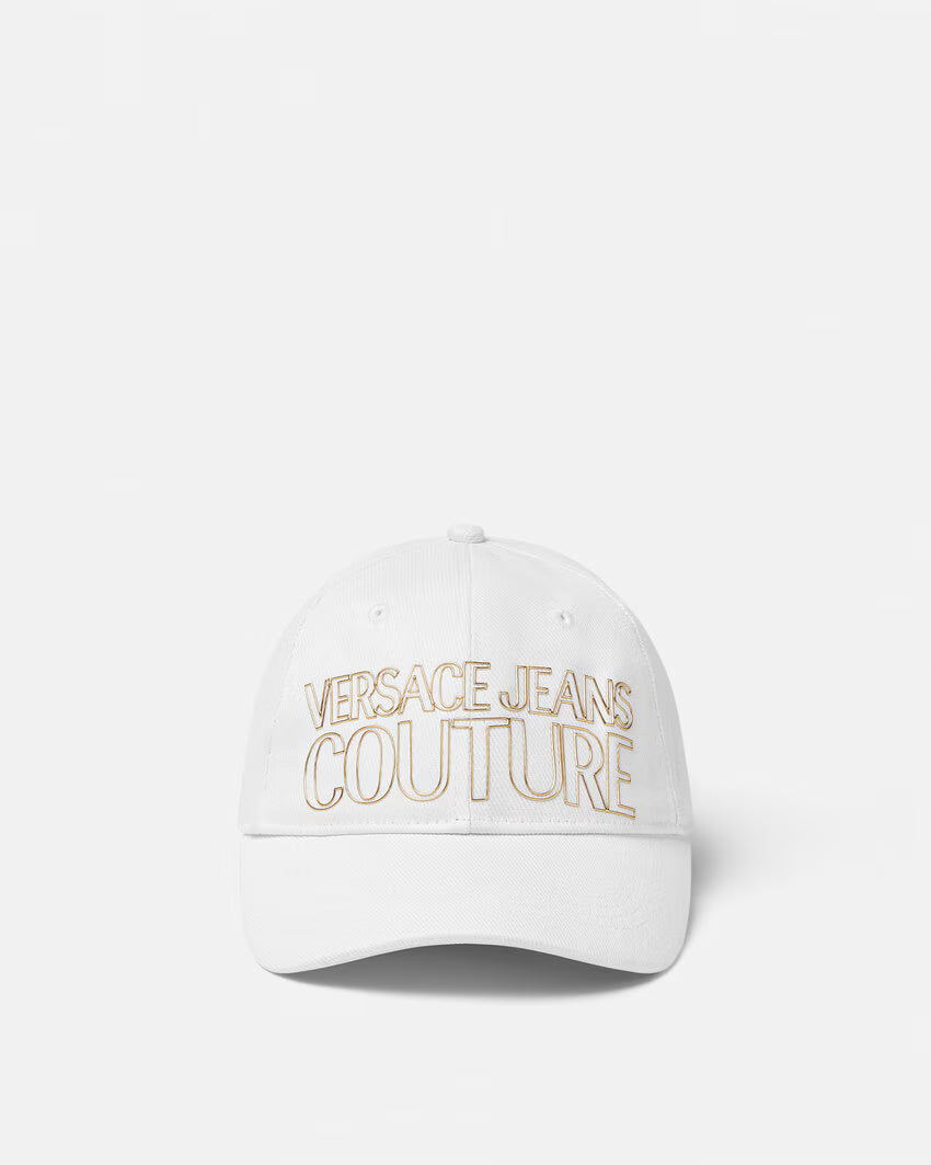 Versace Logo Baseball Cap White