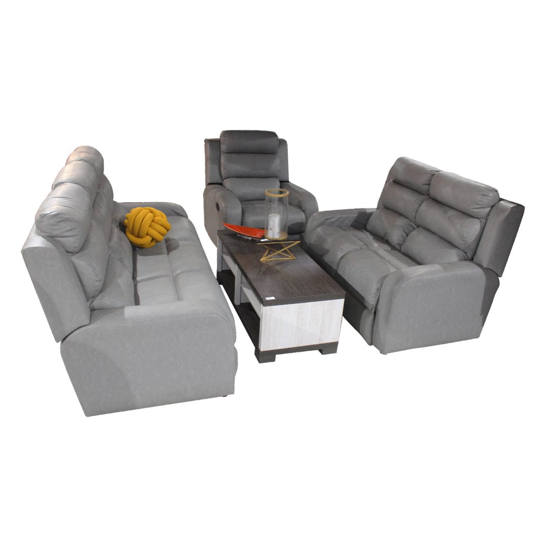 lounge suite 3 piece lounge suites Phoenix 3 Piece 1 Action Kos Dark Grey (As Per Floor) (6885962252377)