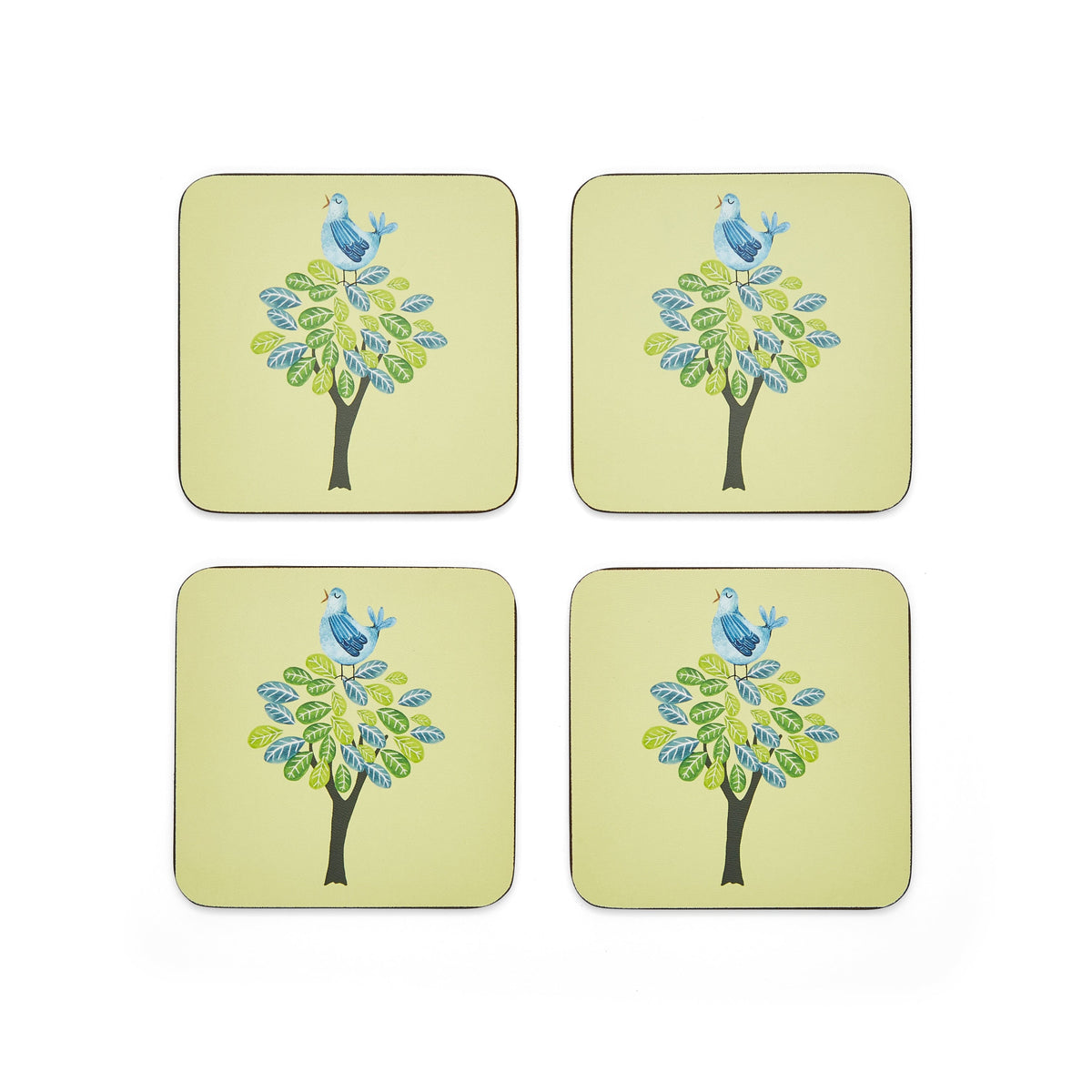 Cooksmart Teapot Cooksmart Forest Birds Coasters Set of 4 CS1999 (7175808548953)