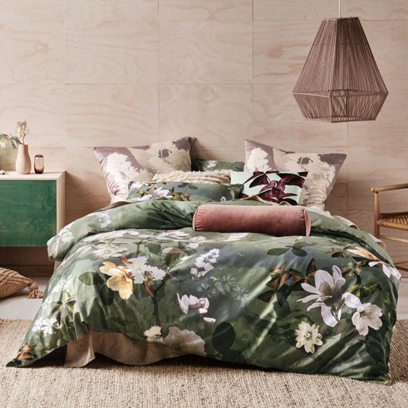 Linen House Duvet Cover Double Linen House Jade Rosalia Duvet Cover Set (4673195016281)
