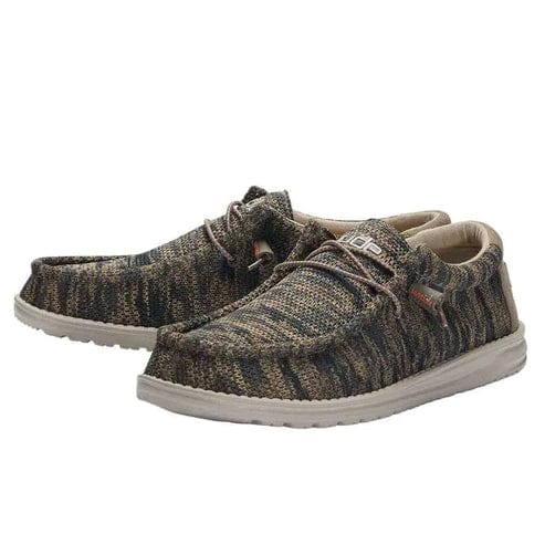 Hey Dude Casual Shoes Hey Dude Wally Sox Shoes Woodland Camo (7256409866329)