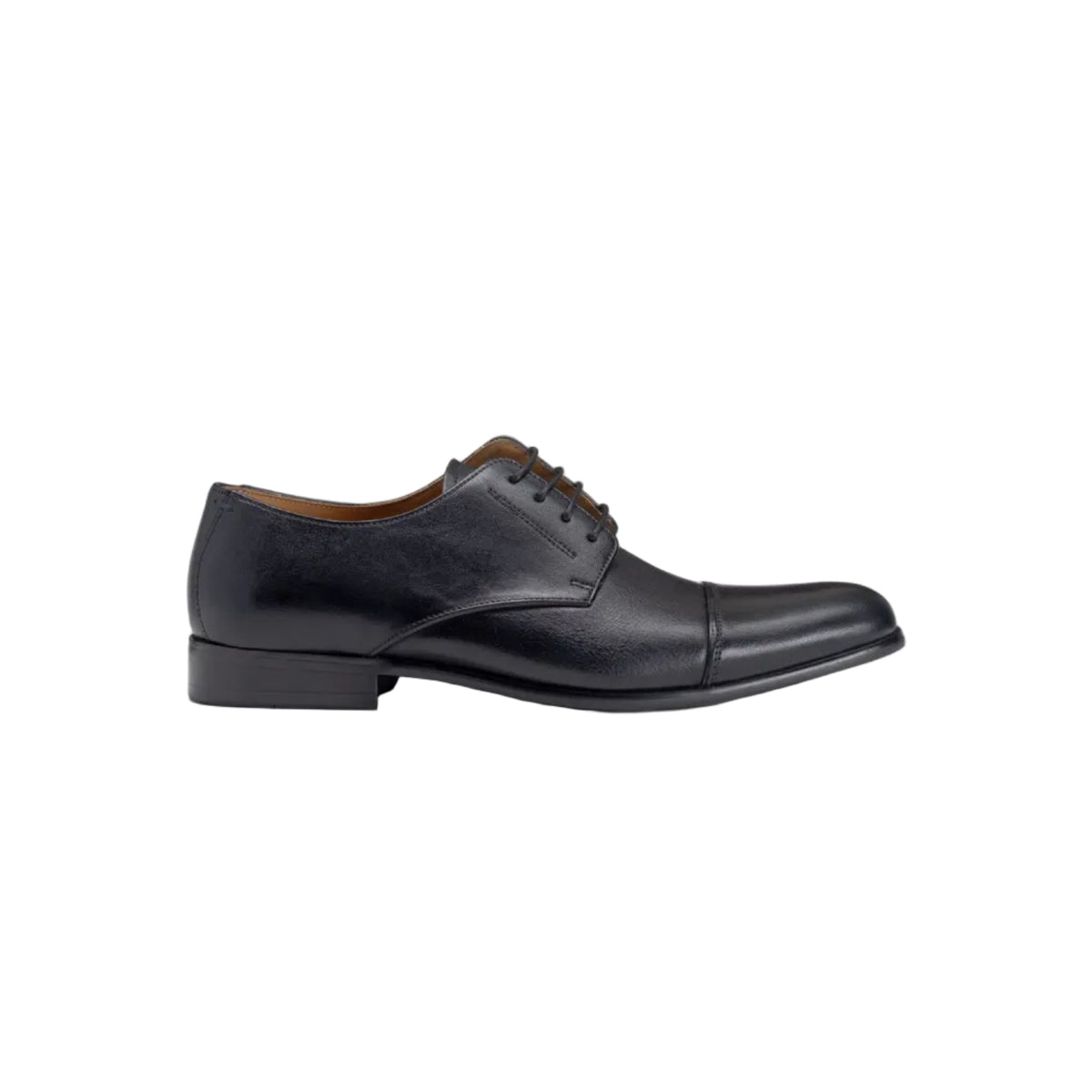 Florsheim Mens Centurion Toe Cap Shoes-Black.