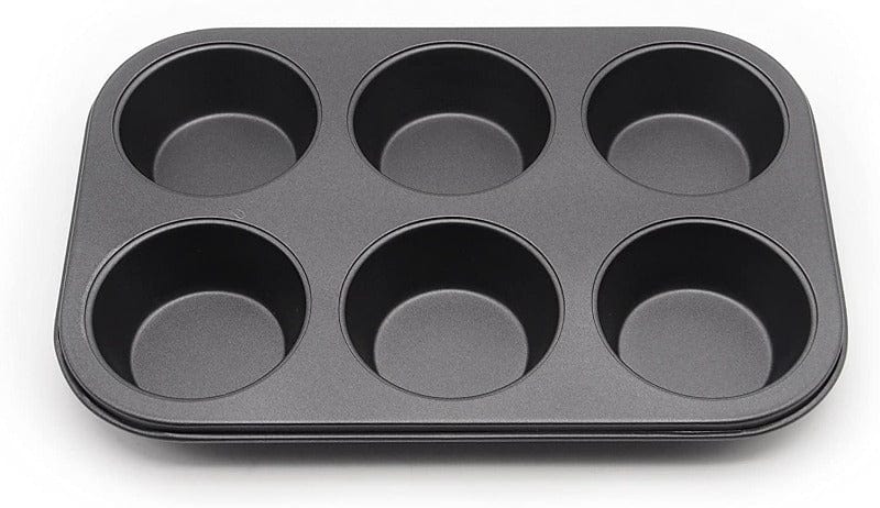 METALIX MUFFIN TIN Metalix Non-Stick 6 Cup Giant Muffin Pan CB00187F (4793792266329)