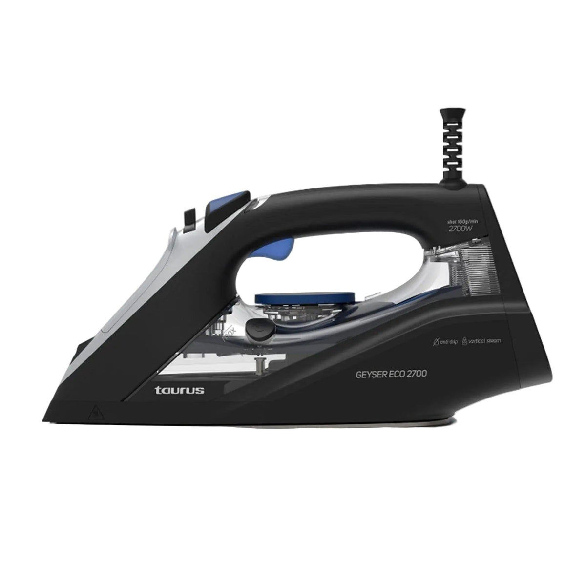 Taurus Iron Steam Dry Spray Titanium Black 350Ml 2700W Geyser Eco 2700 918784.