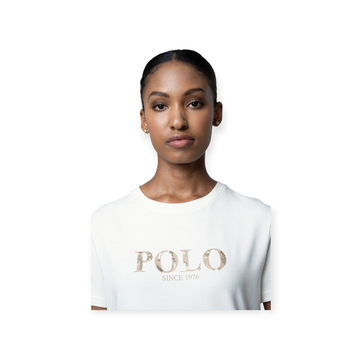 Polo T Shirt Polo Women Ash Short Sleeve Logo T Shirt Off White