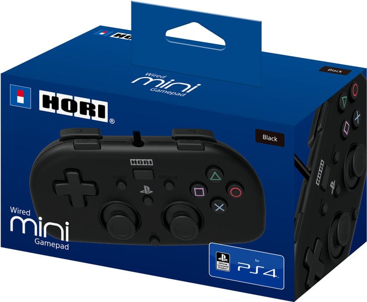 HORI Tech HORI - Horipad Wired Mini Gamepad - Black (PS4) (2061812400217)