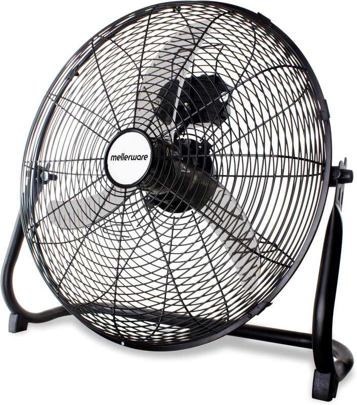 Mellerware Fan Floor Fan 35980 Steel Black