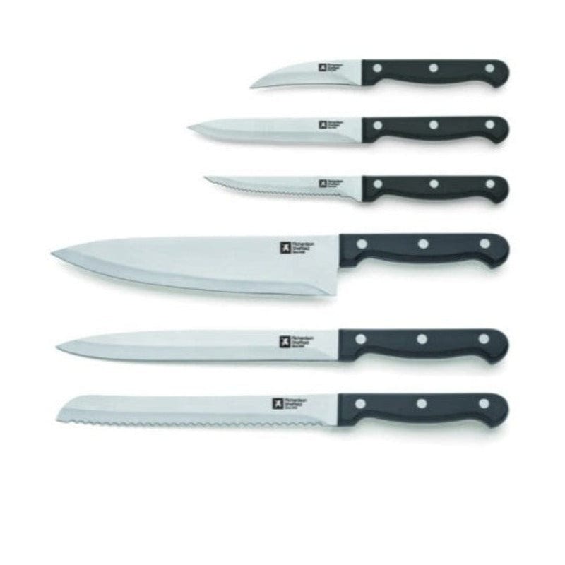 Richardson Sheffield Knife Block Richardson Sheffield Artisan 15 Piece Knife Set Black (4752443867225)