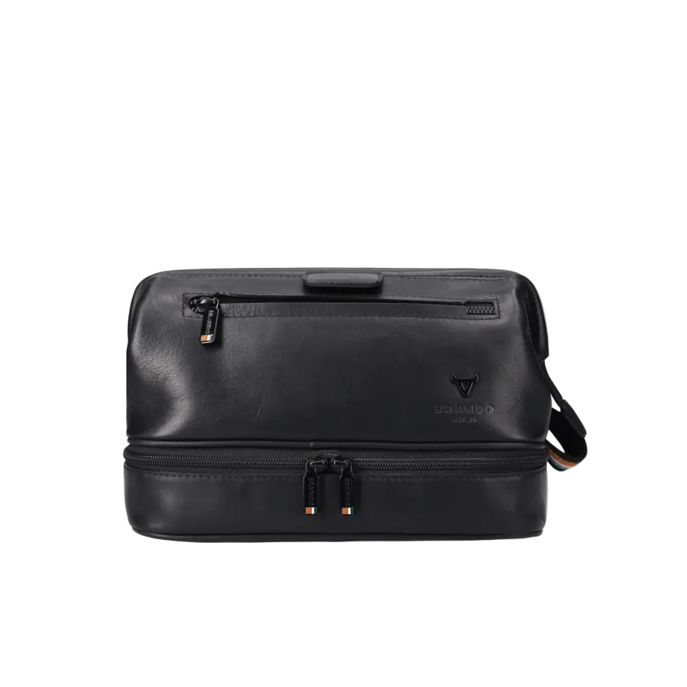 Brando James Toiletry Bag-Black 9291JAMBLK