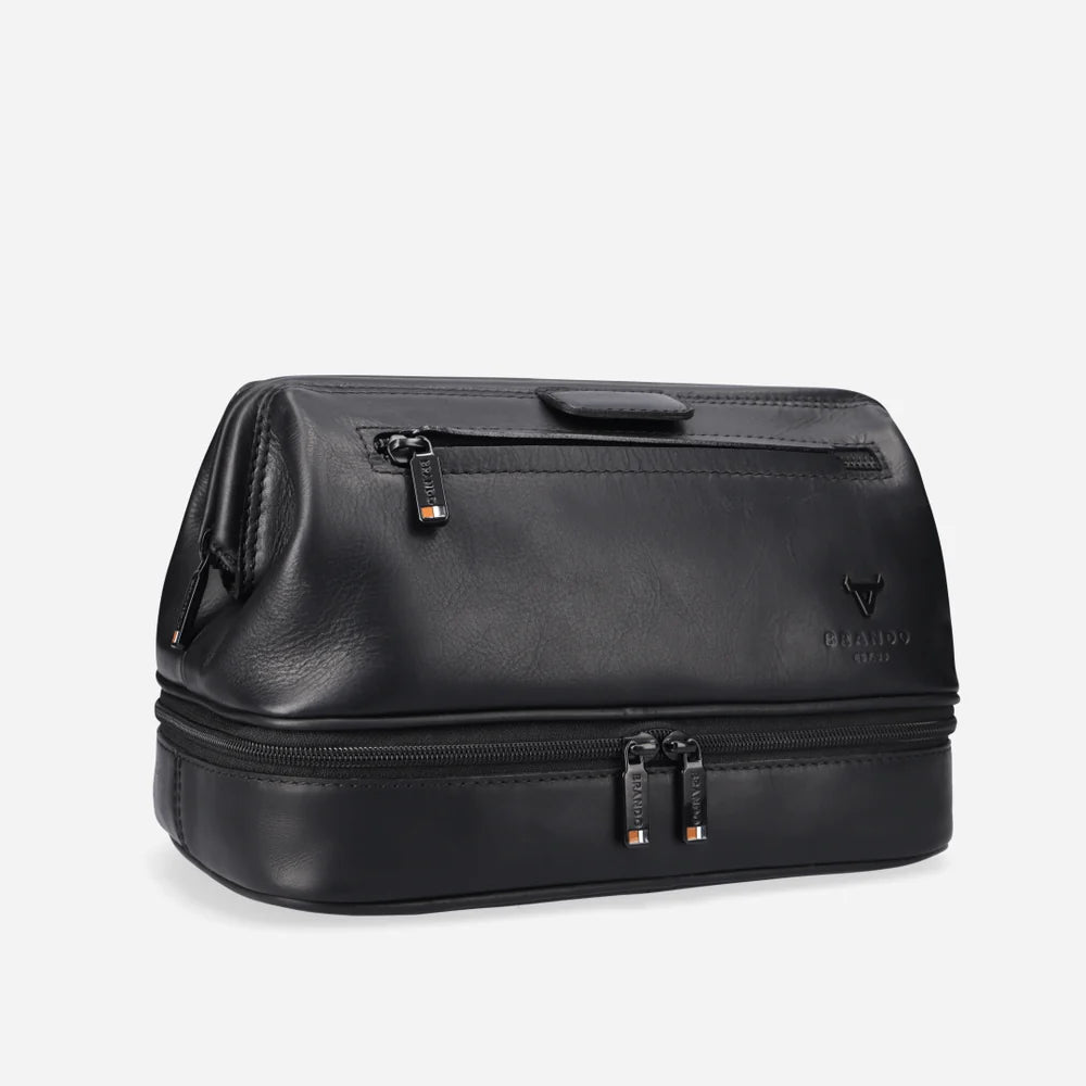 Brando James Toiletry Bag-Black 9291JAMBLK