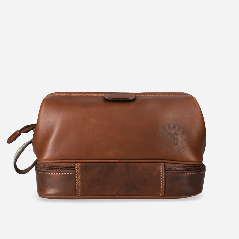 Brando James Toiletry Bag-Brown 9291JAMBRN.