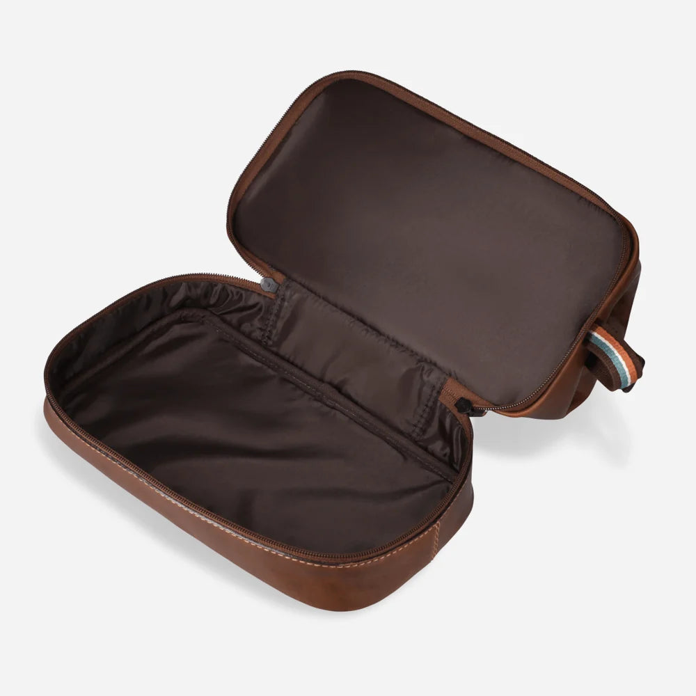 Brando James Toiletry Bag-Brown 9291JAMBRN.