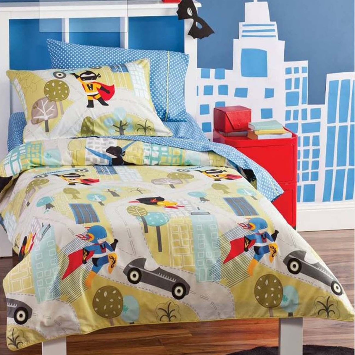 Linen House Duvet Cover Linen House Hiccups I Am Super Duvet Cover Set (7291626389593)