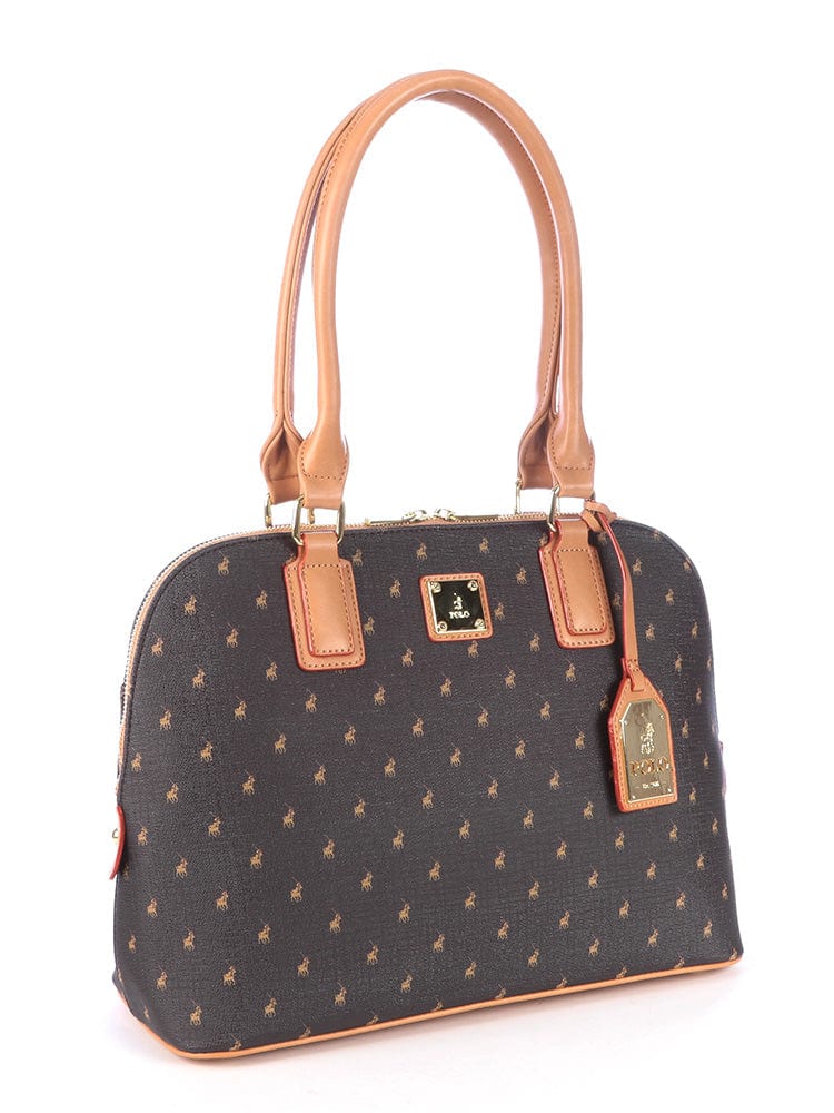 Polo Handbag BROWN Polo Iconic Dome Handbag Brown (6707027247193)