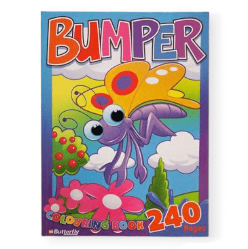 Butterfly Butterfly Bumper Colouring Book 240 Pages (7409326358617)
