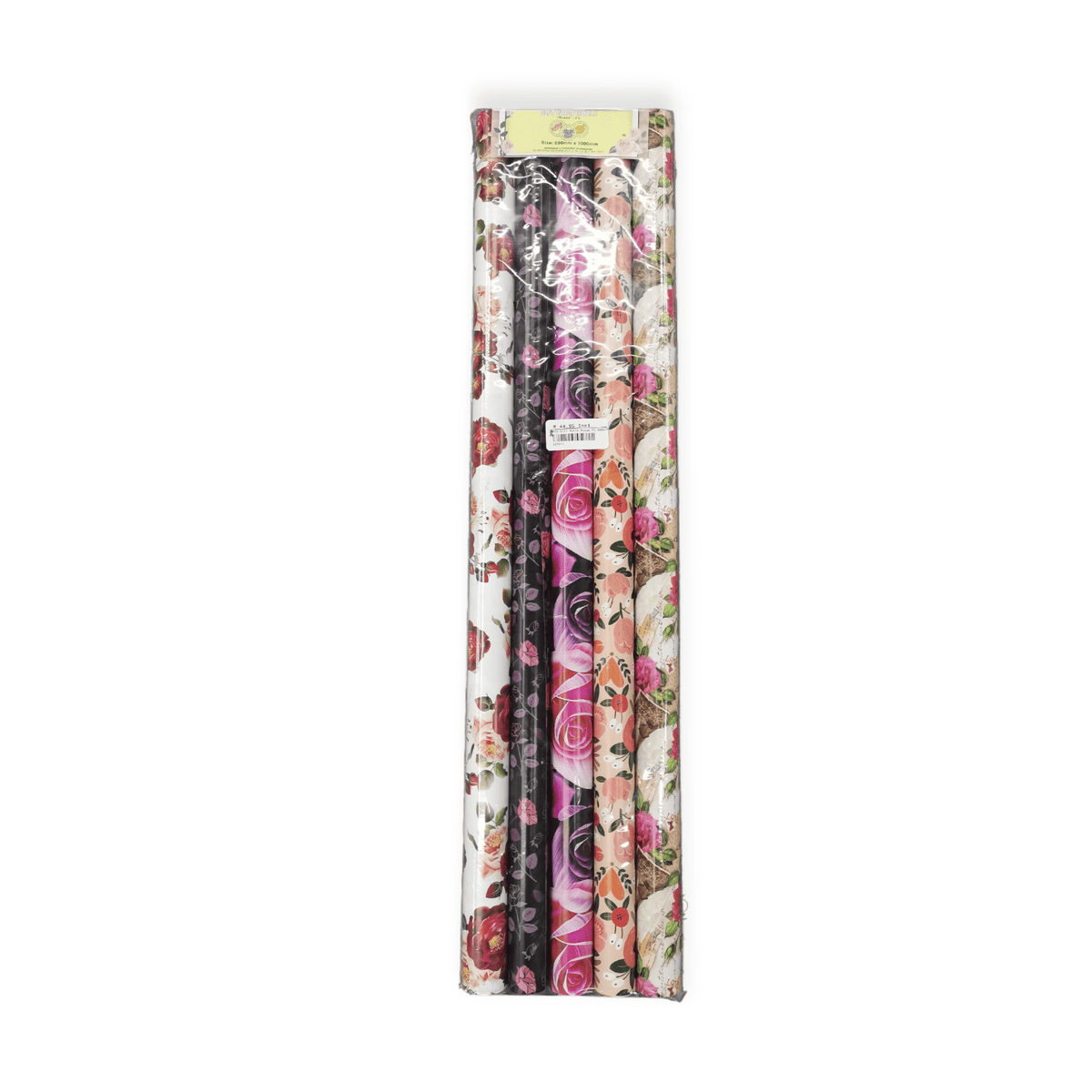 PSD Tech & Office PSD Gift Wrap Rolls Roses 5's 690mmx1000mm (7479631544409)