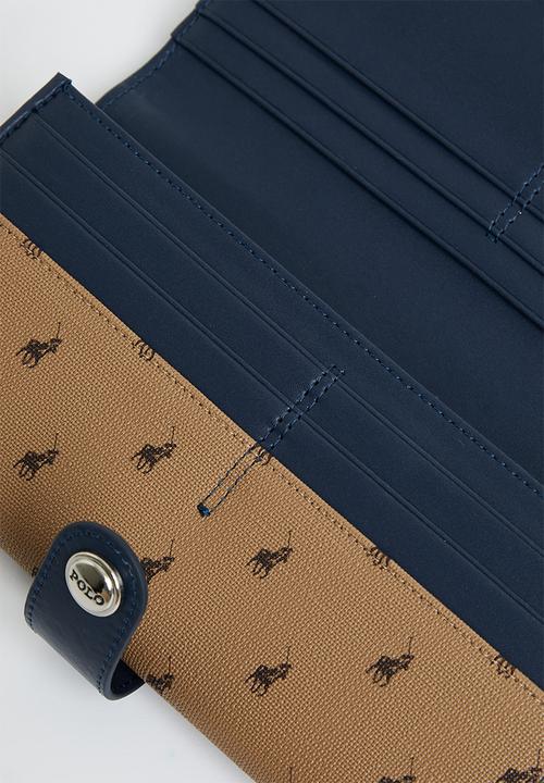 Polo Ladies Polo Clutch Purse Blue (7313637933145)