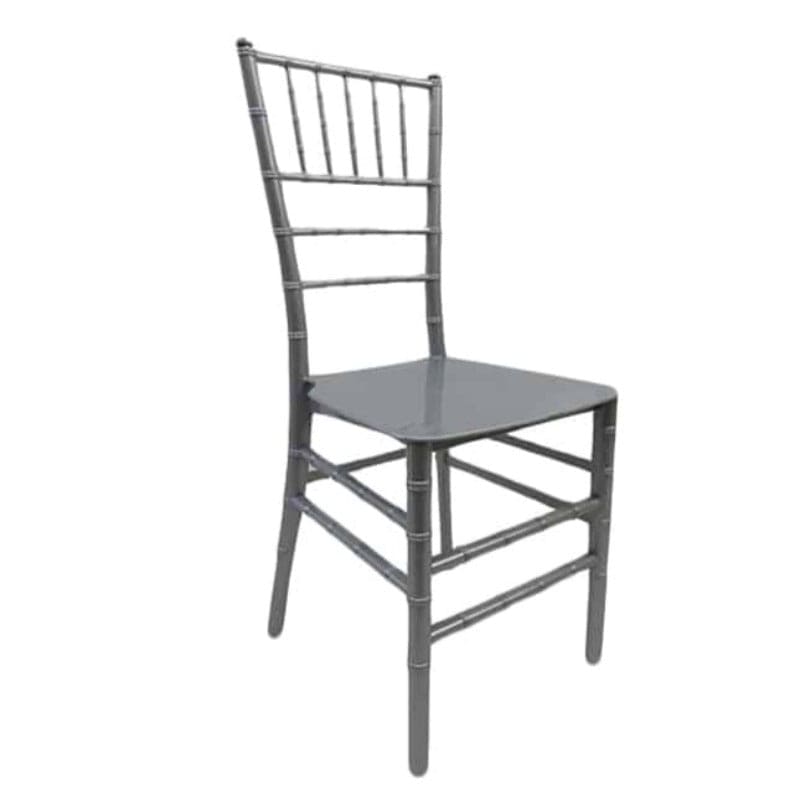 Catering Equipment Catering Equipment Tiffany Resin Chair Silver TRW1 ( No Cushion) (7460335386713)