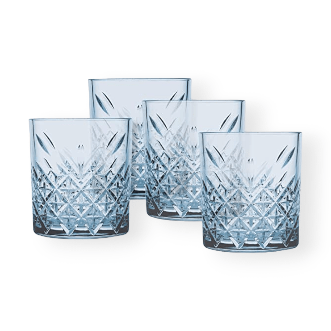 Pasabahce GLASS Pasabahce Timeless Whisky Glass Blue 345ml Set Of 4 (7287651598425)