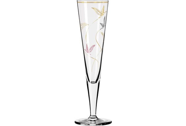 Ritzenhoff Glasses Ritzenhoff Gold Night Champagne Glass Rachel Hoshino 200ml 1071017 (7390247780441)