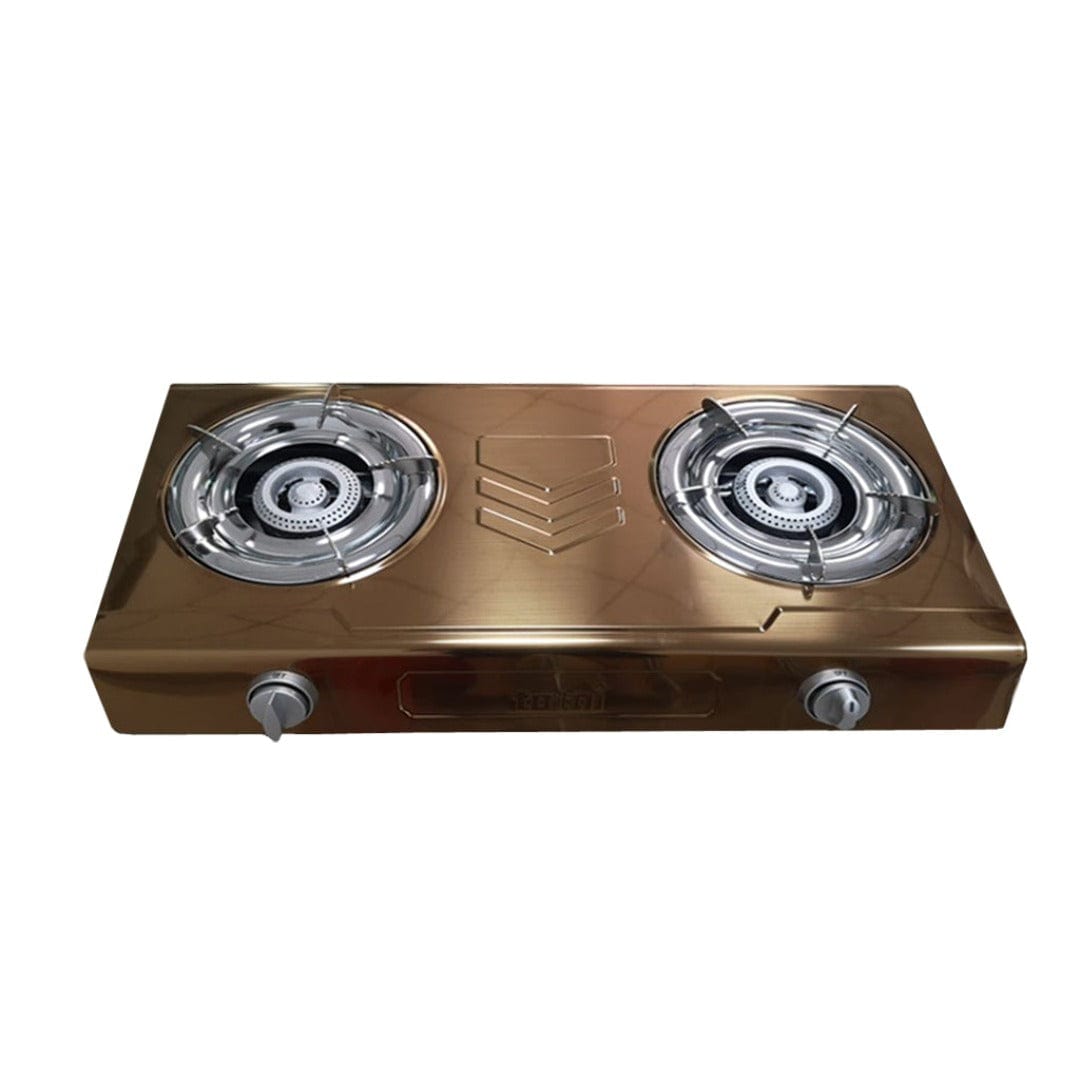 Totai Gas Hot Plate Totai Hot Plate 2 Burner Gas Stove Rose Gold 26/011RG (7008415645785)