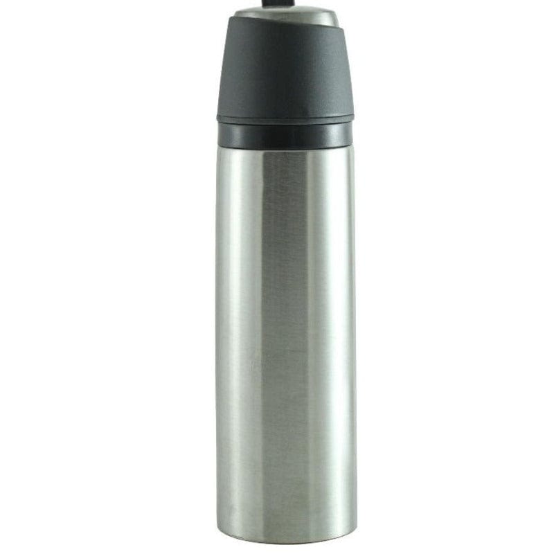 Stainless Steel FLASK BOTTLE Hot & Cold Vacuum Insulated Strapped Sports Flask -500ML SQB500 (6576849748057)