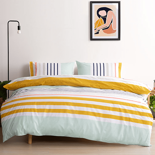 Linen House Duvet Cover Linen House Cuba Gold Duvet Cover Set (4707129426009)