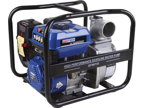 gentec Generators Gentech 3 Inch Recoil Start Petrol 4 Stroke  Water  Pump (4374082879577)